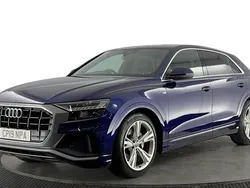 Blue Used 2019 Audi Q8 S-Line SUV | £34,520 (Super price)