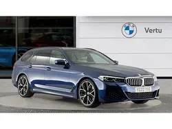 Blue Used 2022 BMW 520 M Sport Estate | £25,708 (Good price)
