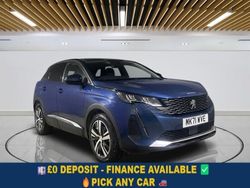 Blue Used 2021 Peugeot 3008 Allure SUV | £15,349 (Fair price)