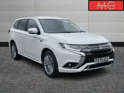 White Used 2021 Mitsubishi Outlander P-HEV Plus Van | £16,995 (Fair price)