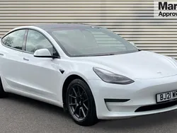White Used 2021 Tesla Model 3 Long Range Sedan | £16,953 (Fair price)