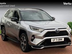 Silver Used 2021 Toyota RAV4 Hybrid SUV | £29,696 (A bit pricey)