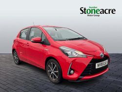 Red Used 2019 Toyota Yaris Hybrid Hatchback | £12,400 (Good price)