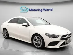 White Used 2020 Mercedes CLA180 AMG line Sedan | £20,700 (A bit pricey)