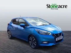 Blue Used 2021 Nissan Micra Tekna Hatchback | £15,720 (Fair price)