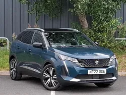 Blue Used 2022 Peugeot 3008 Premium SUV | £21,498 (A bit pricey)