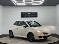White Used 2014 Fiat 500 S Hatchback | £4,499 (Fair price)