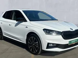 White New 2025 Skoda Fabia Monte Carlo Hatchback | £22,850 (Expensive)