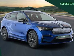 Blue Used 2024 Skoda Enyaq iV vRS SUV | £35,195 (A bit pricey)