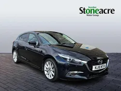 Black Used 2018 Mazda 3 Inclusive Hatchback | £9,500 (Fair price)