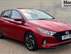 Red Used 2021 Hyundai i20 Hatchback | £11,790 (Fair price)