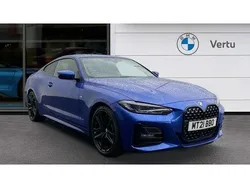 Blue Used 2021 BMW 420 M Sport Coupe | £26,166 (Fair price)