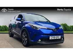 Blue Used 2018 Toyota C-HR Design SUV | £15,346 (Fair price)