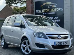 Silver Used 2013 Vauxhall Zafira MPV | £1,495 (Fair price)