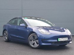 Blue Used 2022 Tesla Model 3 RWD Sedan | £23,998 (A bit pricey)