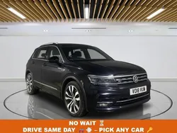 Black Used 2018 VW Tiguan R-line SUV | £18,199 (Fair price)