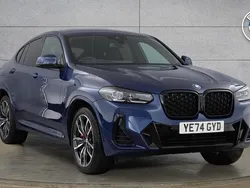 Blue Used 2024 BMW X4 M Sport SUV | £45,000 (Good price)