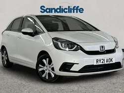 White Used 2021 Honda Jazz Hybrid Hatchback | £14,389 (Fair price)