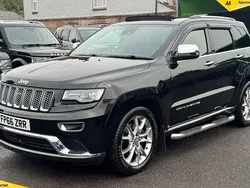 Black Used 2016 Jeep Grand Cherokee Summit SUV | £17,995 (Fair price)