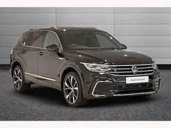 Black Used 2024 VW Tiguan Allspace R-line SUV | £36,850 (Expensive)