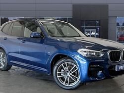 Blue Used 2021 BMW X3 M Sport SUV | £27,586 (Good price)