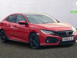 Red Used 2019 Honda Civic Sport Plus Hatchback | £16,399 (Fair price)
