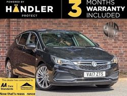 Black Used 2017 Vauxhall Astra Elite Hatchback | £8,495 (Fair price)