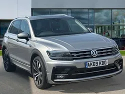 Silver Used 2019 VW Tiguan R-line SUV | £24,060 (Fair price)