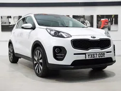 White Used 2017 Kia Sportage 3 SUV | £9,981 (Fair price)