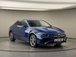 Spectral blue Used 2024 Mercedes A250 AMG line Sedan | £26,300 (Fair price)