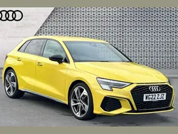 Yellow Used 2022 Audi A3 Comfort Hatchback | £25,315 (Expensive)