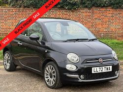 Black Used 2022 Fiat 500 Dolcevita Hatchback | £11,899