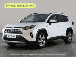 White Used 2021 Toyota RAV4 Hybrid Design SUV | £23,100 (Good price)