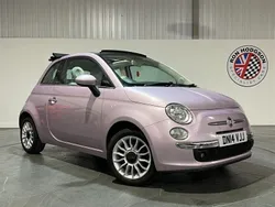 Rosa incantesimo Used 2014 Fiat 500C Lounge Cabriolet | £5,995 (Fair price)
