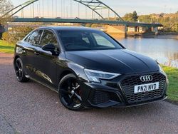 Black Used 2021 Audi A3 S-Line Sedan | £17,499 (Fair price)