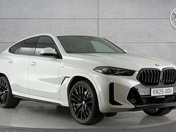 White Used 2025 BMW X6 M Sport SUV | £65,950 (Expensive)
