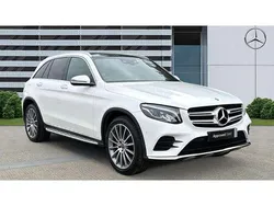 White Used 2018 Mercedes GLC220 AMG Line Premium SUV | £21,341 (Fair price)