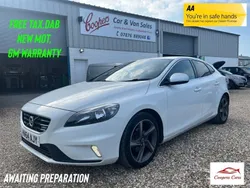 White Used 2014 Volvo V40 R-Design Estate | £6,495 (Fair price)