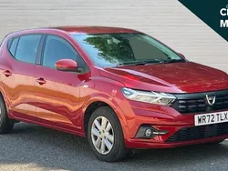 Red Used 2022 Dacia Sandero Comfort Hatchback | £10,046 (Good price)