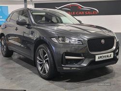 Grey Used 2017 Jaguar F-Pace R-Sport SUV | £12,950 (Fair price)