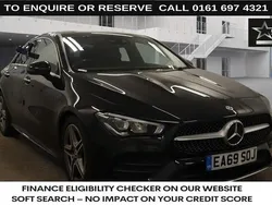 Black Used 2019 Mercedes CLA220 AMG line Sedan | £20,970 (Fair price)