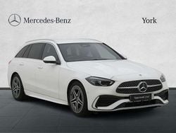 White Used 2025 Mercedes C200 AMG line Estate | £31,695 (Good price)