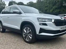 Moon white metallic Used 2025 Skoda Karoq SE L SUV | £29,990 (A bit pricey)
