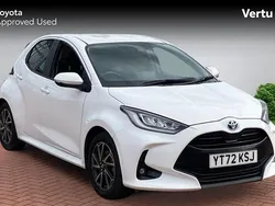 White Used 2022 Toyota Yaris Hybrid Design Hatchback | £16,466 (Good price)