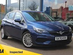 Blue Used 2020 Vauxhall Astra Elite Hatchback | £11,175 (Fair price)
