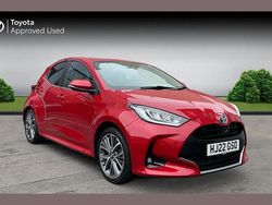 Red Used 2022 Toyota Yaris Hybrid Hatchback | £19,306 (Good price)