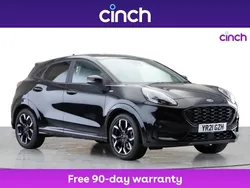 Black Used 2021 Ford Puma ST-Line X SUV | £14,999 (Fair price)