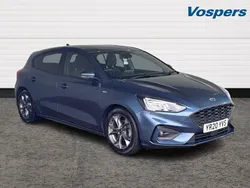 Blue Used 2020 Ford Focus ST-Line Hatchback | £13,600 (Fair price)