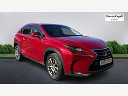Red Used 2017 Lexus NX300h Luxury Line SUV | £17,617 (Fair price)