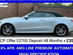 Silver Used 2020 Mercedes E220 AMG Line Premium Cabriolet | £26,500 (Fair price)